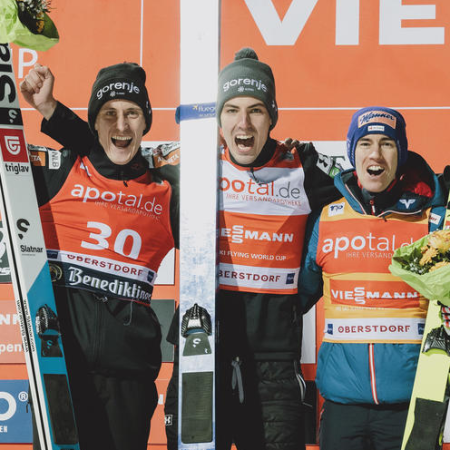 Uspeh Slovenije na prvi postaji Svetovnega pokala v smučarskih skokih v Oberstdorfu
